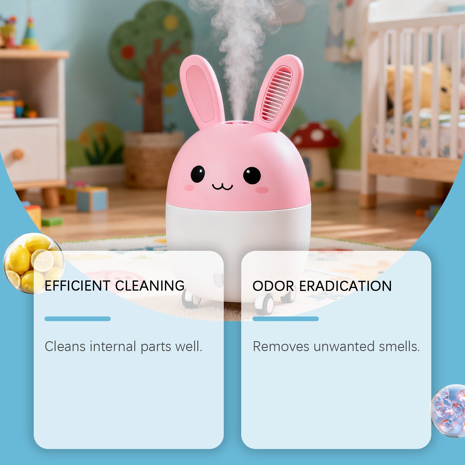 Humidifier Cleaner For Purifying Air In Home Living Rooms And Bedrooms