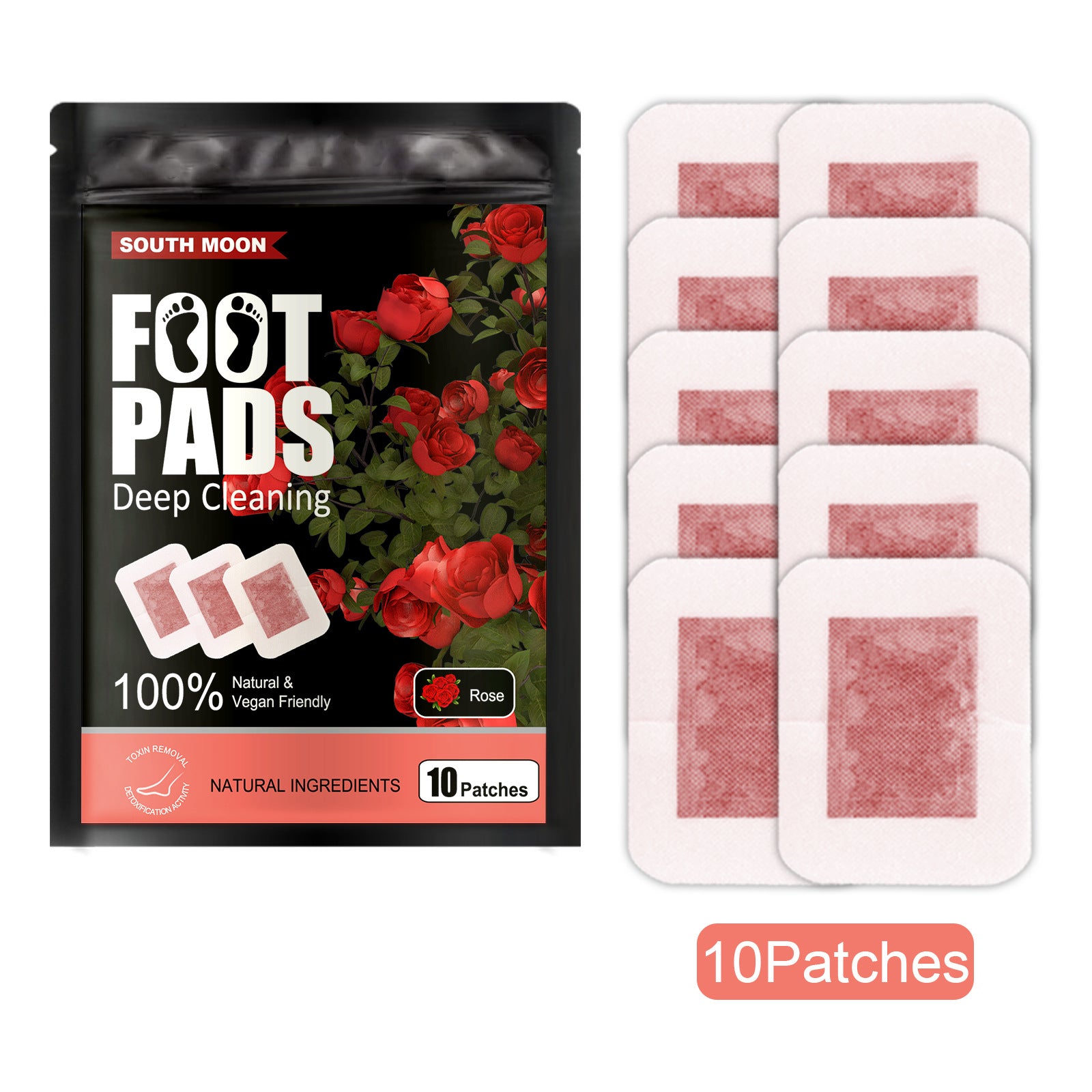 Plant Foot Patch Dehumidification Improve Sleep Relieve Stress Body Foot Massage Care Patch